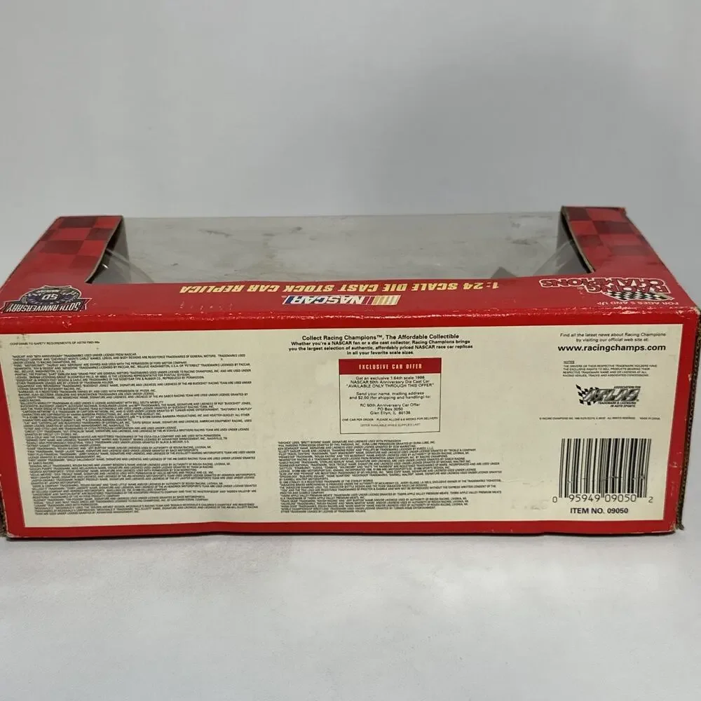 NIB Racing Champions #94 Bill Elliott NASCAR 50th Anniversary 1:24 Scale Diecast